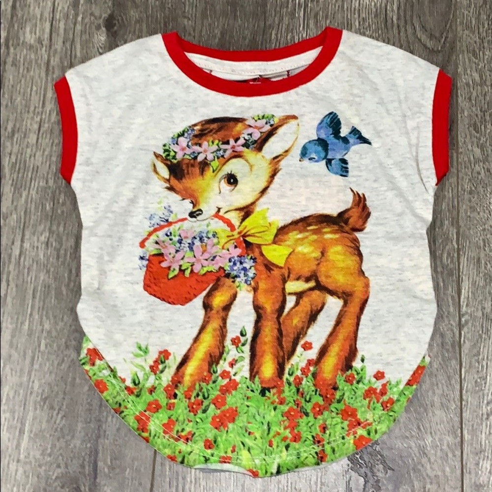Paper Wings Spring Deer Tank Sz 6m
